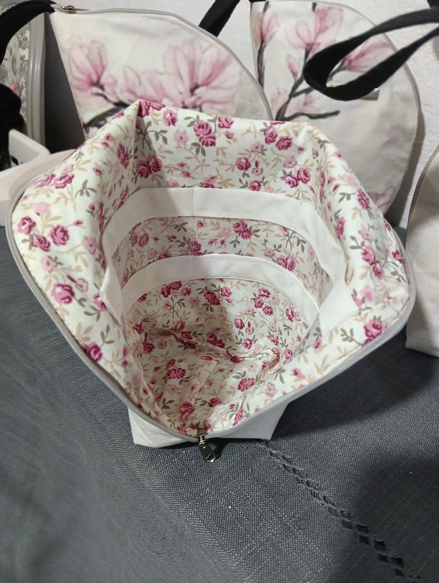Sac à tasse fait main – Pochette thé & accessoires