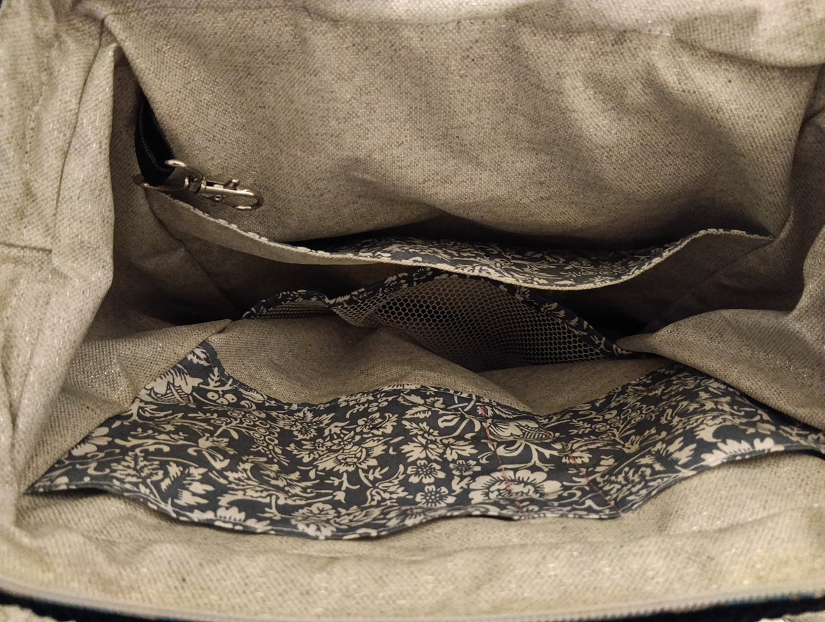 Sac Annabelle – détail du mousqueton intérieur pour les clés