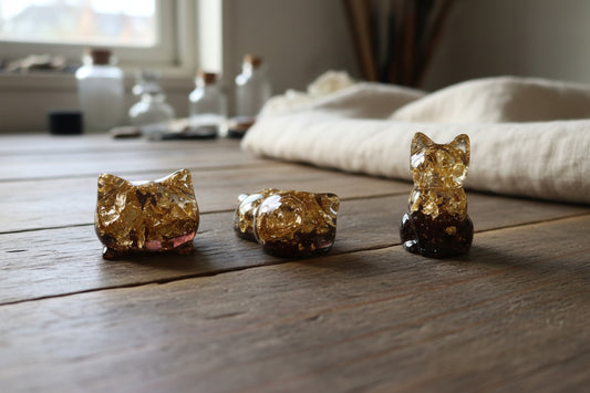 Repose couvert forme chat lot de 3