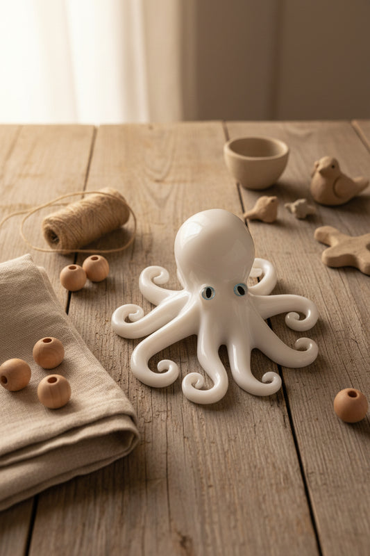 Poulpe Décoratif en Résine – Style Moderne et Élégant