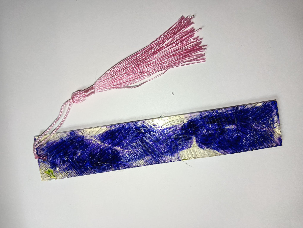 01 – Aquarelle, autre face bleu intense