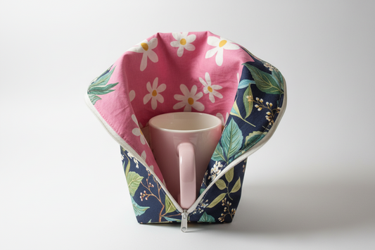 Sac à tasse fait main – Pochette thé & accessoires